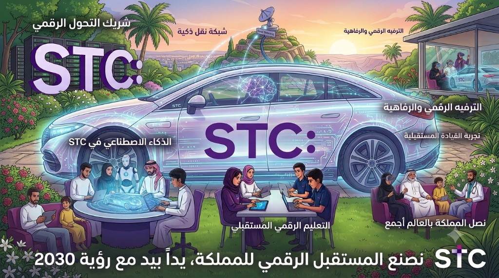 STC شريك التحول الرقمي — إنترنت فايبر ورؤية 2030