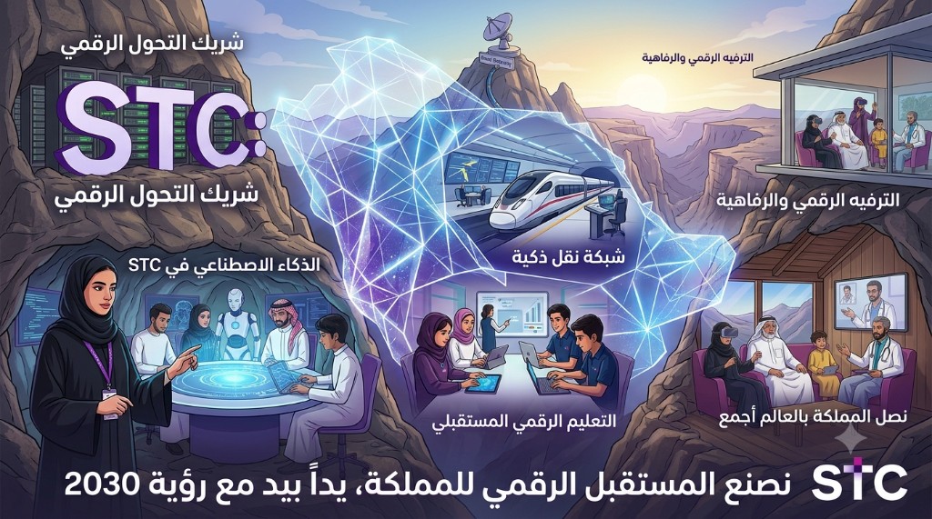 خريطة تغطية ألياف بصرية STC في المملكة العربية السعودية